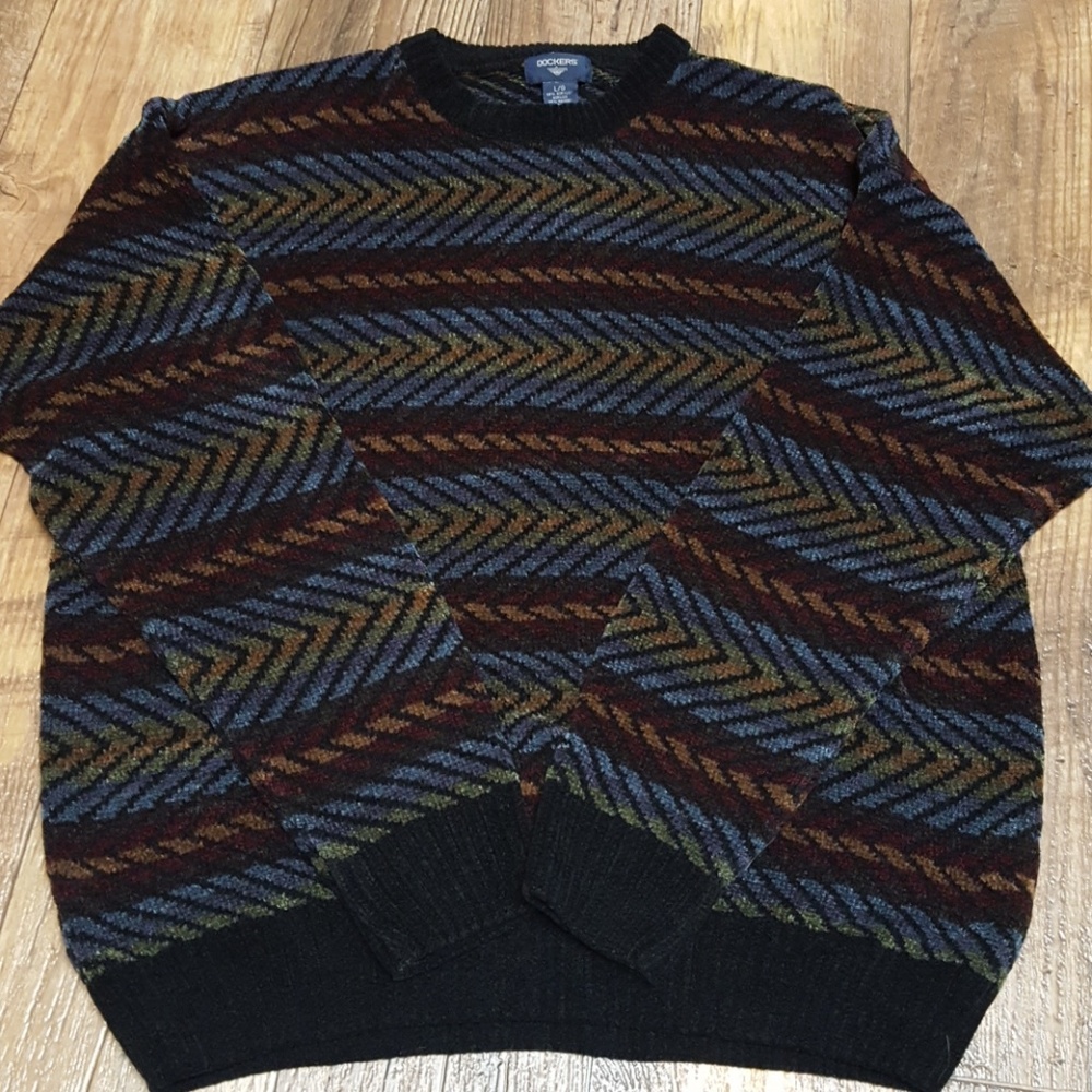 Dockers Chenille Oversized "Grandpa" Sweater